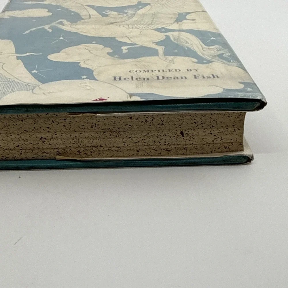 1950s Boys Poetry Book Helen Fish‎ Hardcover Pegasus Magical Mythical